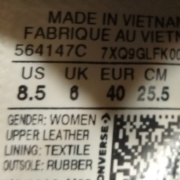 Converse One Star -Slip Navy - Sandals - Blue/Black - Women's - 8.5 - Picture 9 of 9